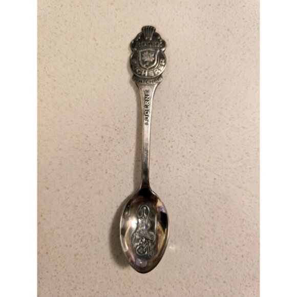 Vintage Souvenir Spoon Lot Rare Rolex Watch Co. Spoon + 3 Italian Pewter Spoons - Picture 4 of 12